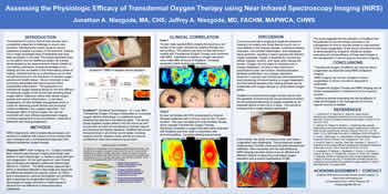 Assessing the Physiologic Efficacy of Transdermal Oxygen Therapy using Near Infrared Spectroscopy Imaging (NIRS) presneted by Dr. Jeffrey Niezgoda. Assessing the Physiologic Efficacy of Transdermal Oxygen Therapy using Near Infrared Spectroscopy Imaging (NIRS) presneted by Dr. Jeffrey Niezgoda.
